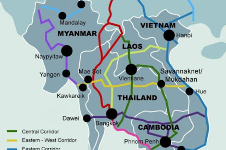 ヤンゴンからバンコクまでの道路建設プロジェクト